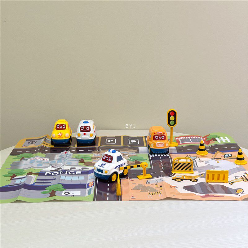 儿童玩具车模型儿童惯性小汽车城市车工程车婴儿玩具男孩1-3岁