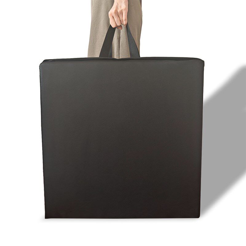 工厂定制PVC皮革三折健身垫加厚垫瑜伽健身多功能舞蹈练功体操垫