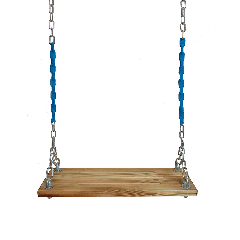 铁链秋千实木秋千坐板户外成人儿童荡秋千家用庭院碳化木秋千