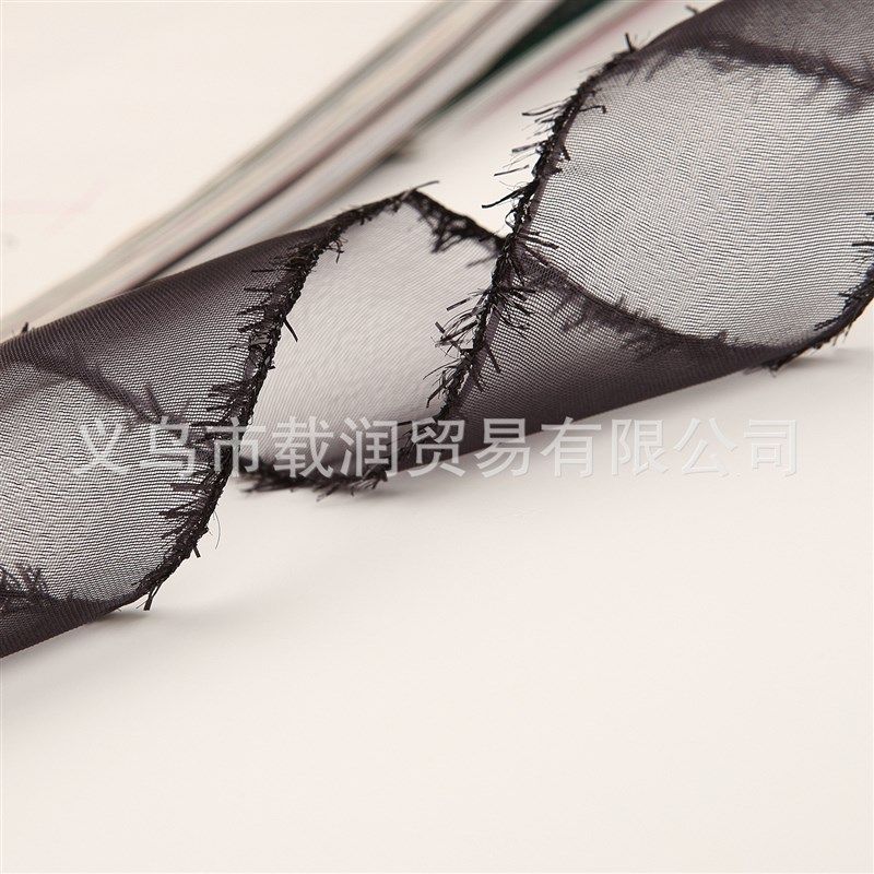 织带双边亮丝雪纱带DIY手工发饰材料服饰礼帽配件花束包装