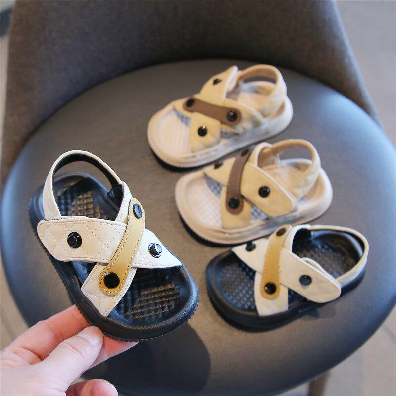 男孩凉鞋夏季新女孩鞋婴儿儿童软底防滑幼儿鞋1至3岁的婴儿鞋