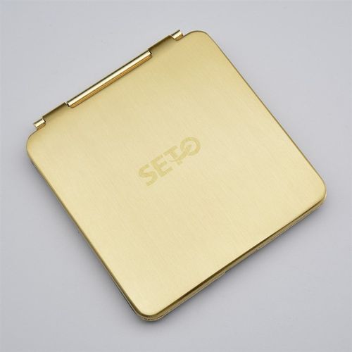 翻盖式六位多功能地插空架 全铜防水地板插座 多媒体空架带底盒