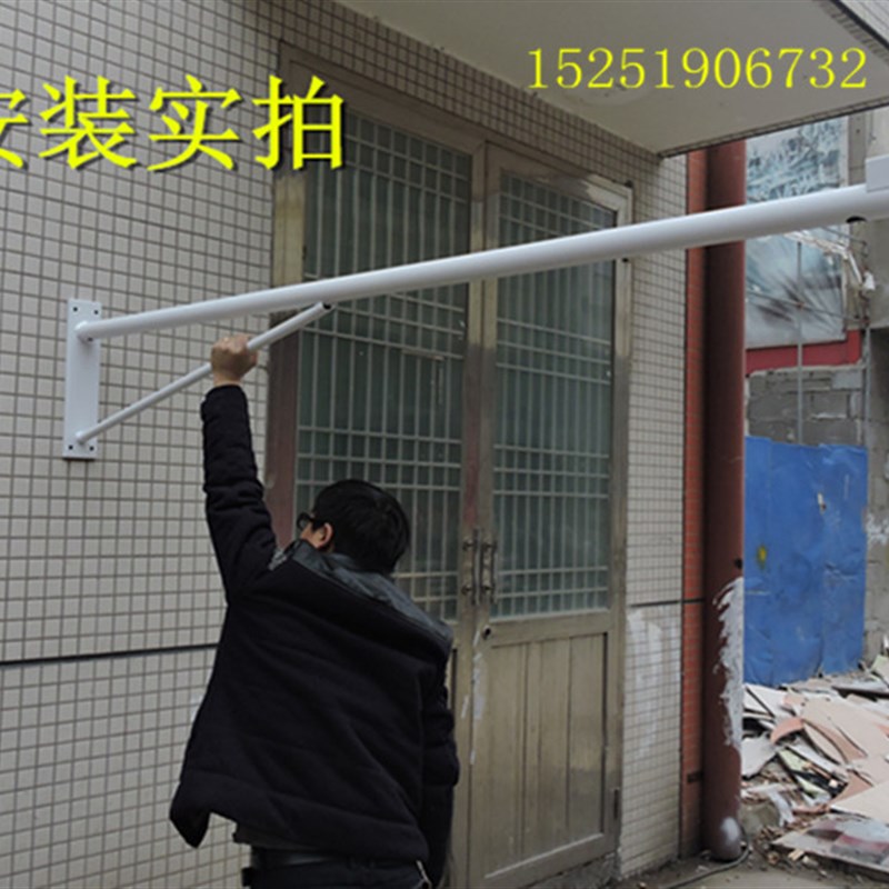 安防配件壁装防盗监控支架枪机球机补光灯抱杆壁装挑Y臂90度吸墙