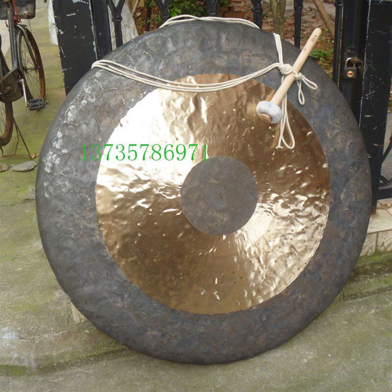 50CM抄锣 开道锣 铜锣  送锣锤 50公分抄锣