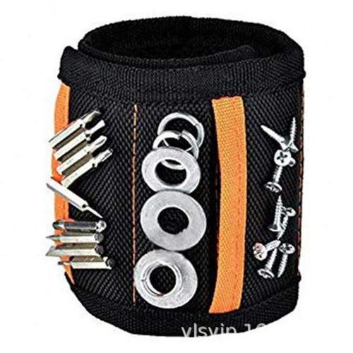 磁性腕带磁性工具手腕带磁铁捡拾器手挽带磁腕带收纳束线