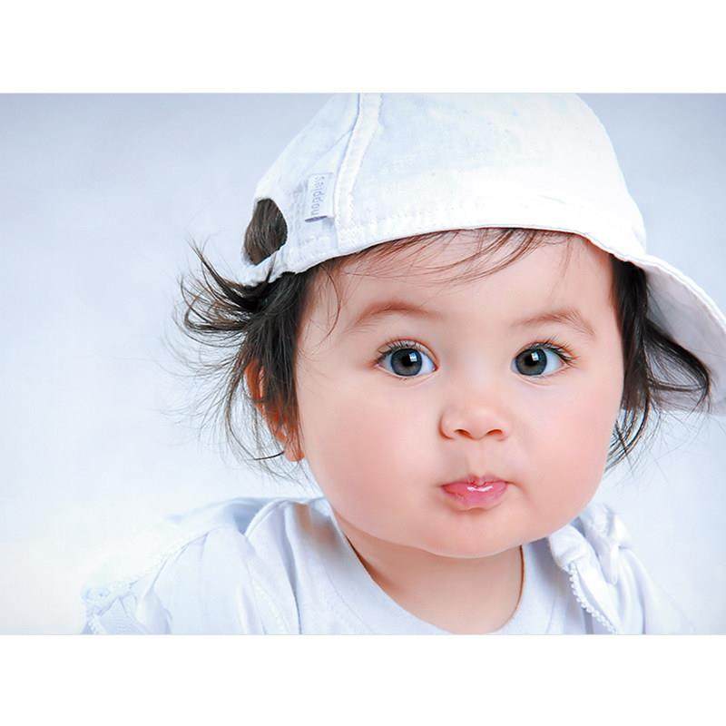 可爱漂亮男女萌宝宝海报大图片墙贴画孕妇胎教婴儿画报照片备孕