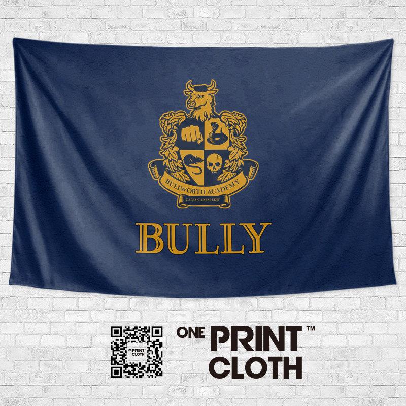 恶霸鲁尼Bully游戏周边男友生日礼物装饰画背景墙布挂布挂毯海报