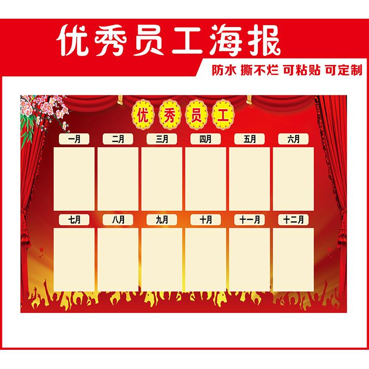 订做公益海报墙贴 签名贴纸 许愿墙公司优秀员工公告栏墙贴