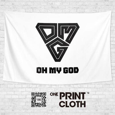 OMG黑暗势力战队海报粉丝应援定制旗帜网咖咖墙布装饰背景布挂布