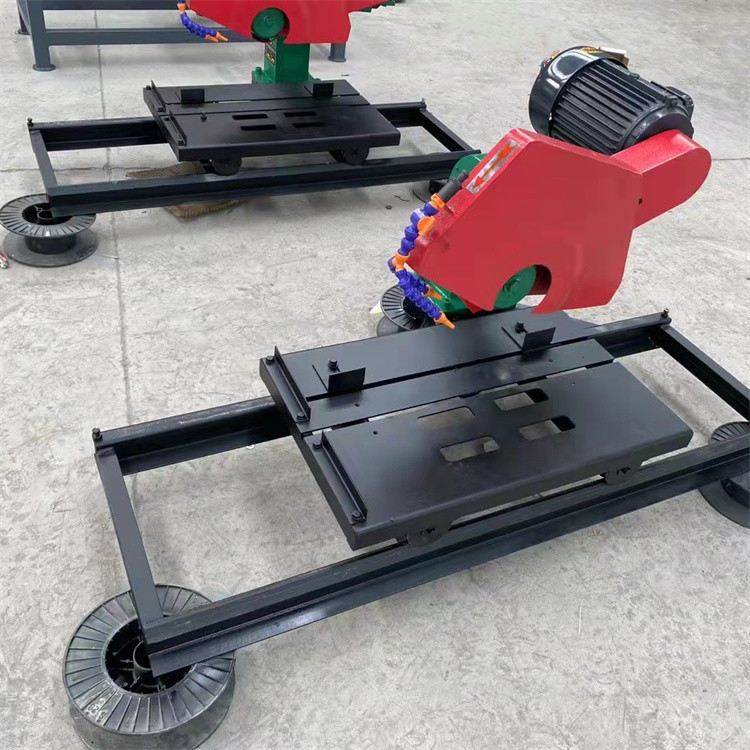 工业级石材切割机 1250型带航空滑道大理石路牙石切割机 石头切断