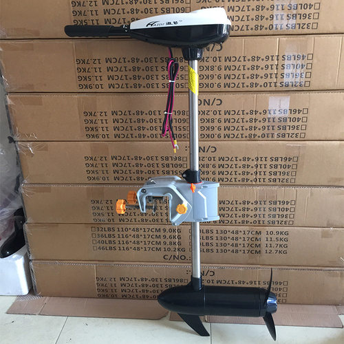 HAIDI 海笛58磅新款电动船外机橡皮艇船用舷外机推进器推1600斤