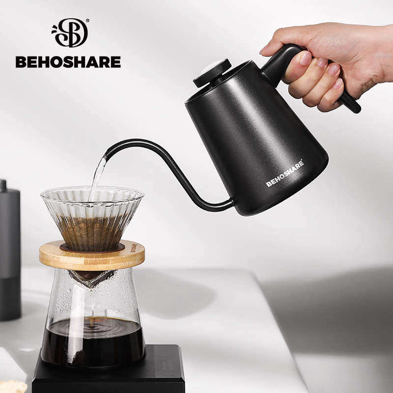 缤享户外不锈钢手冲咖啡壶带温度计家用挂耳手冲壶长嘴壶明火加热,餐饮具,手冲壶,淘宝优惠券,粉丝福利购,淘宝优惠卷