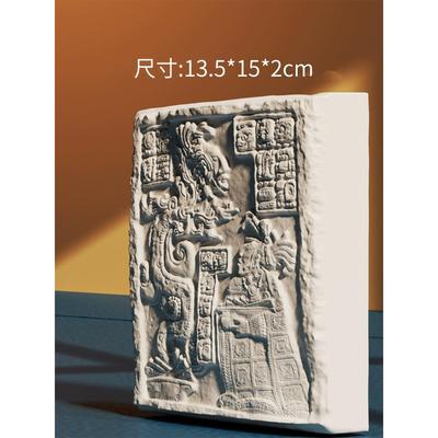玛雅文明浮雕艺术香薰石膏雕塑艺术装饰品装饰礼品家居扩散石