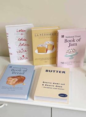 假书仿真书摆件轻奢拍摄道具书样板间软装 ins奶油风书房客厅装饰