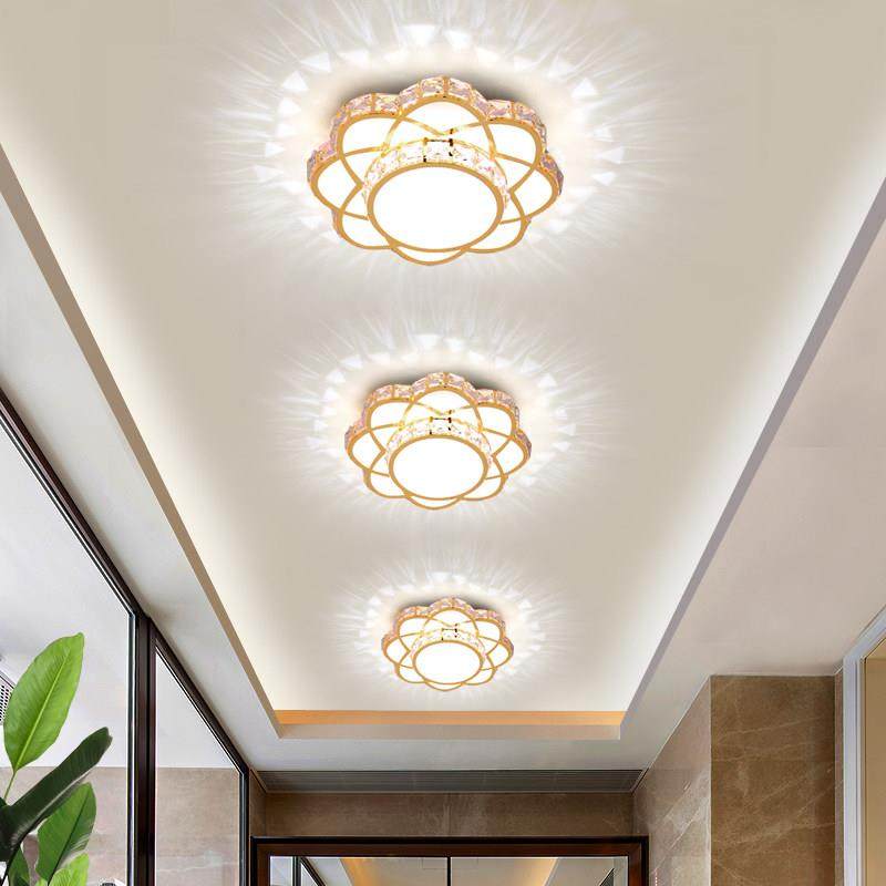 过道灯走廊灯简约现代入户玄关阳台嵌入式吸顶灯花型led水晶射灯,家装灯饰光源,厨卫/阳台/玄关/过道吸顶灯,淘宝优惠券,粉丝福利购,淘宝优惠卷