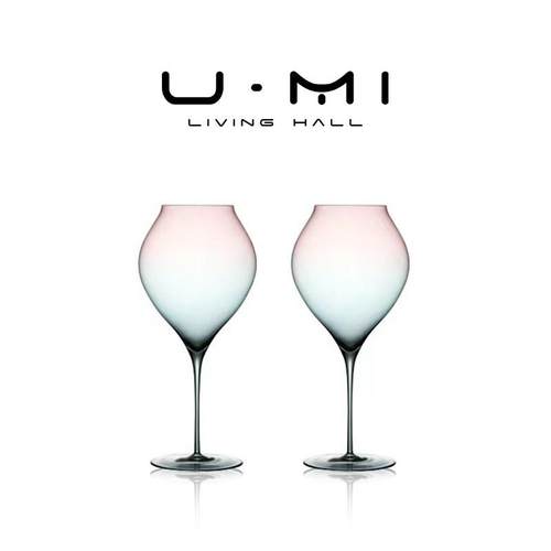 U Mi LIVING · 桃花 | 超薄红酒杯勃艮第杯高脚杯渐层红酒杯酒具