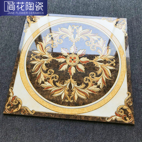 入户玄关800x800p单片拼花瓷砖 客厅餐厅微晶石过道走廊地毯花地