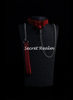 秘境守护蝴蝶结项圈铃铛高级皮革puppy牵引绳小众设计K9