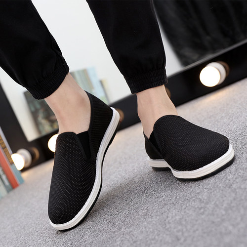 就想穿2021春夏季老北京女新款男布鞋手工水洗千层底弹力时尚薄款