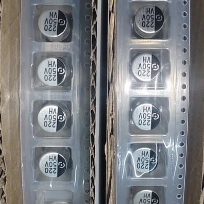 原装常州华威SMD贴片电解电容VH 50V 220UF VH1H221MG105000CE0