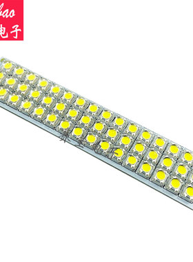 48颗食人鱼LED板 12V超高亮节能灯白色0.26A3.2W