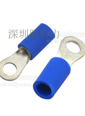 V2-M3 JST 护套中空圆形压线端子蓝色 16-14AWG 全新原装现货