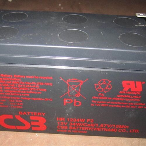 正品CSB HR1234W 12V34W/12V9.0AH应急电源 UPS电源用蓄电池免邮