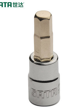 世达五金工具6.3MM内六角旋具套筒6角套筒头内批头扳手21201-06