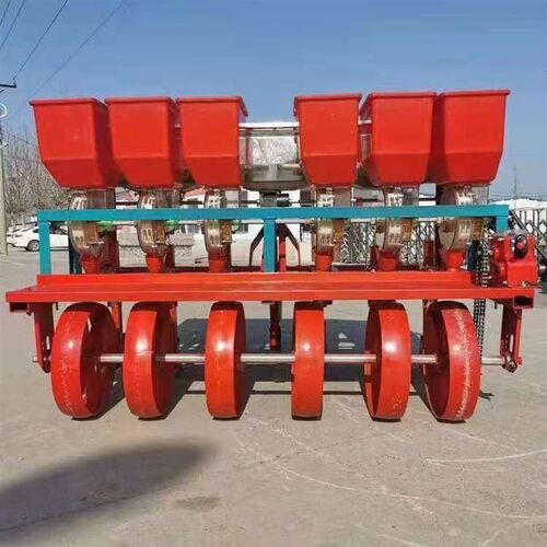 四轮拖拉机e垄植种花花生播种带播种机起四轮覆膜机种生机