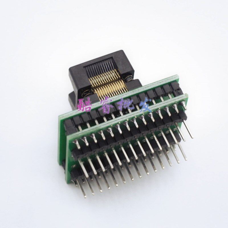TSSOP28转DIP28座子兼容TSSOP20 TSSOP8 16 测试座 烧录座 弹跳座