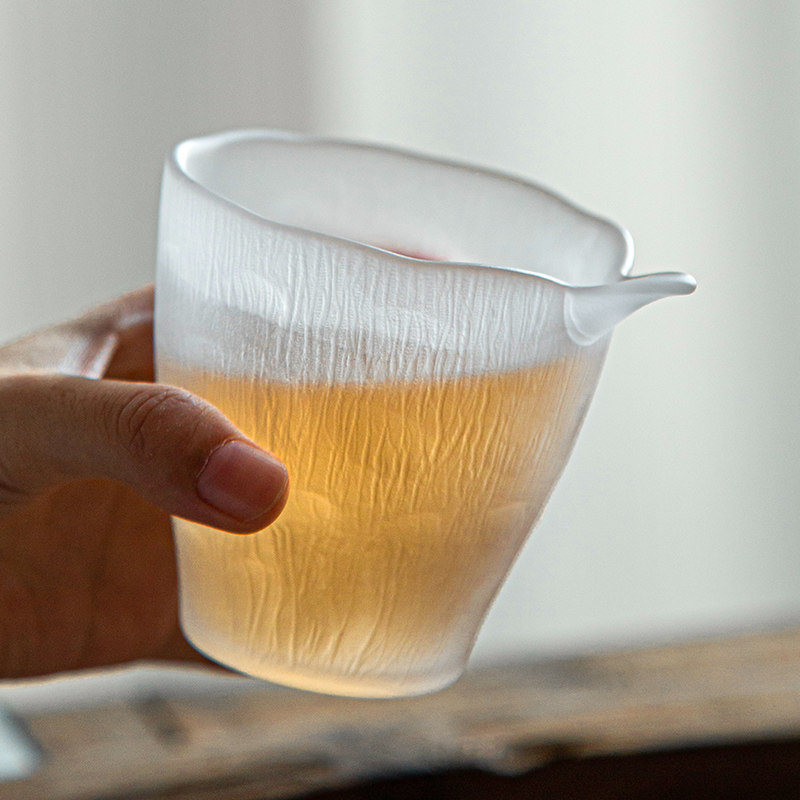 公道杯冰冻烧茶杯琉璃分茶海耐高温玻璃I分茶器功夫茶具办公室配图片