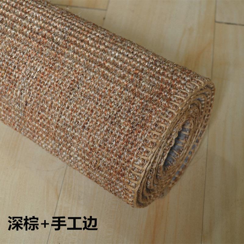 手工缝边剑麻地毯客厅卧室茶x几飘窗猫抓板脚垫草编榻榻米地垫定