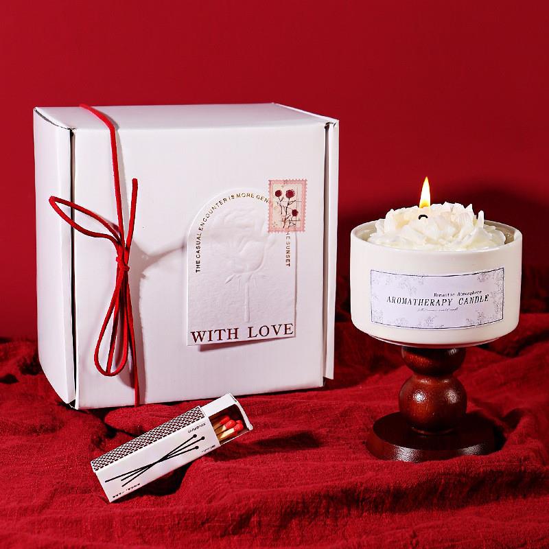 Xmas Soy Candle Gift Box Practical Ambience Gift For Her
