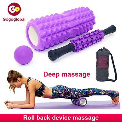 33/45cm Yoga column block pilates foam roller trigger point