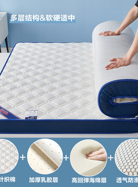6-10cm soft bed mattress folding mattress topper pad床垫