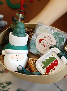 Xmas Diffuser Stone Candle Retro Fragrance Gift Box