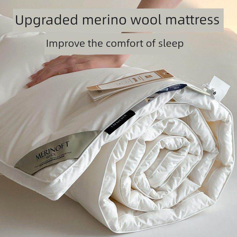 澳洲进口美利奴羊毛床垫家用双层榻榻米软垫,床上用品,床垫/床褥/床护垫/榻榻米床垫,淘宝优惠券,粉丝福利购,淘宝优惠卷