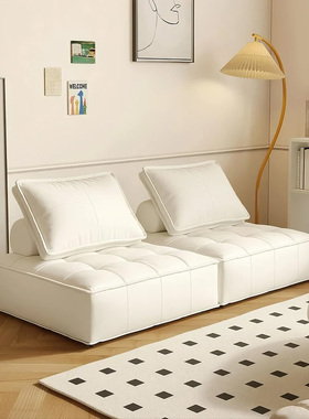 豆腐块单人沙发网红懒人沙发卧室小沙发休闲极简方块组合型榻榻米