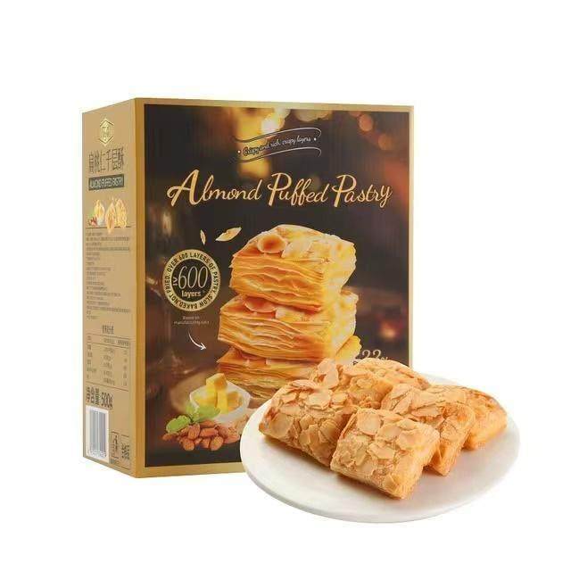山姆代购 Tafe扁桃仁千层酥500g糕点零食早餐下午茶,零食/坚果/特产,酥性饼干,淘宝优惠券,粉丝福利购,淘宝优惠卷