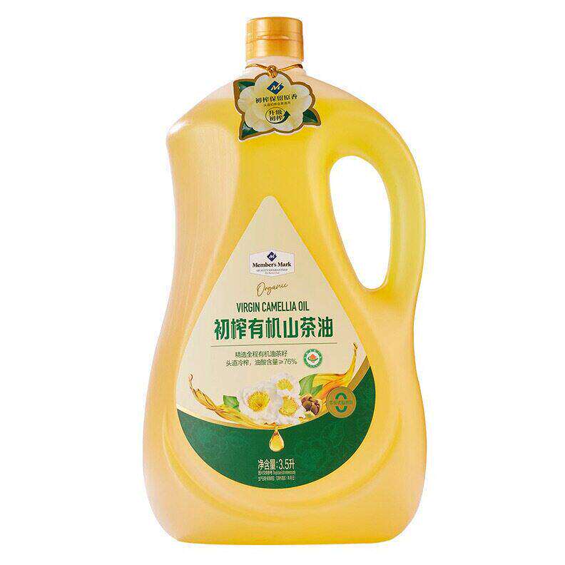 山姆 初榨有机山茶油3.5L初榨锁鲜营养健康