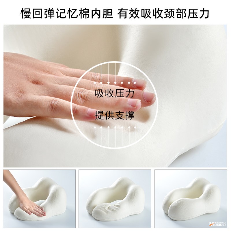 u型枕脖枕坐飞机护颈枕女生旅行便携式坐车睡觉记忆棉颈椎靠枕U形