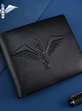 意大利GA&BV钱包男士植鞣牛皮2025新款高级感真皮钱夹票夹年轻人