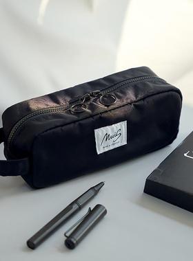 MUIS目意思 长方体ins男女初高中学生笔袋简约大容量文具盒铅笔袋