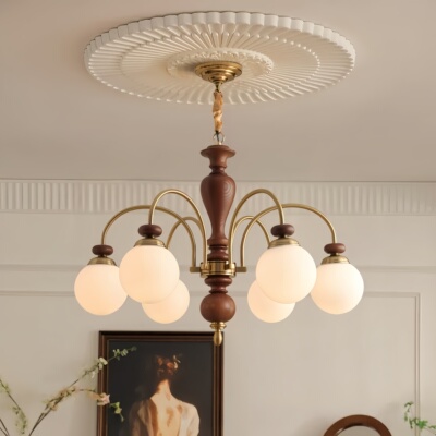 法式中古风客厅吊灯设计师款