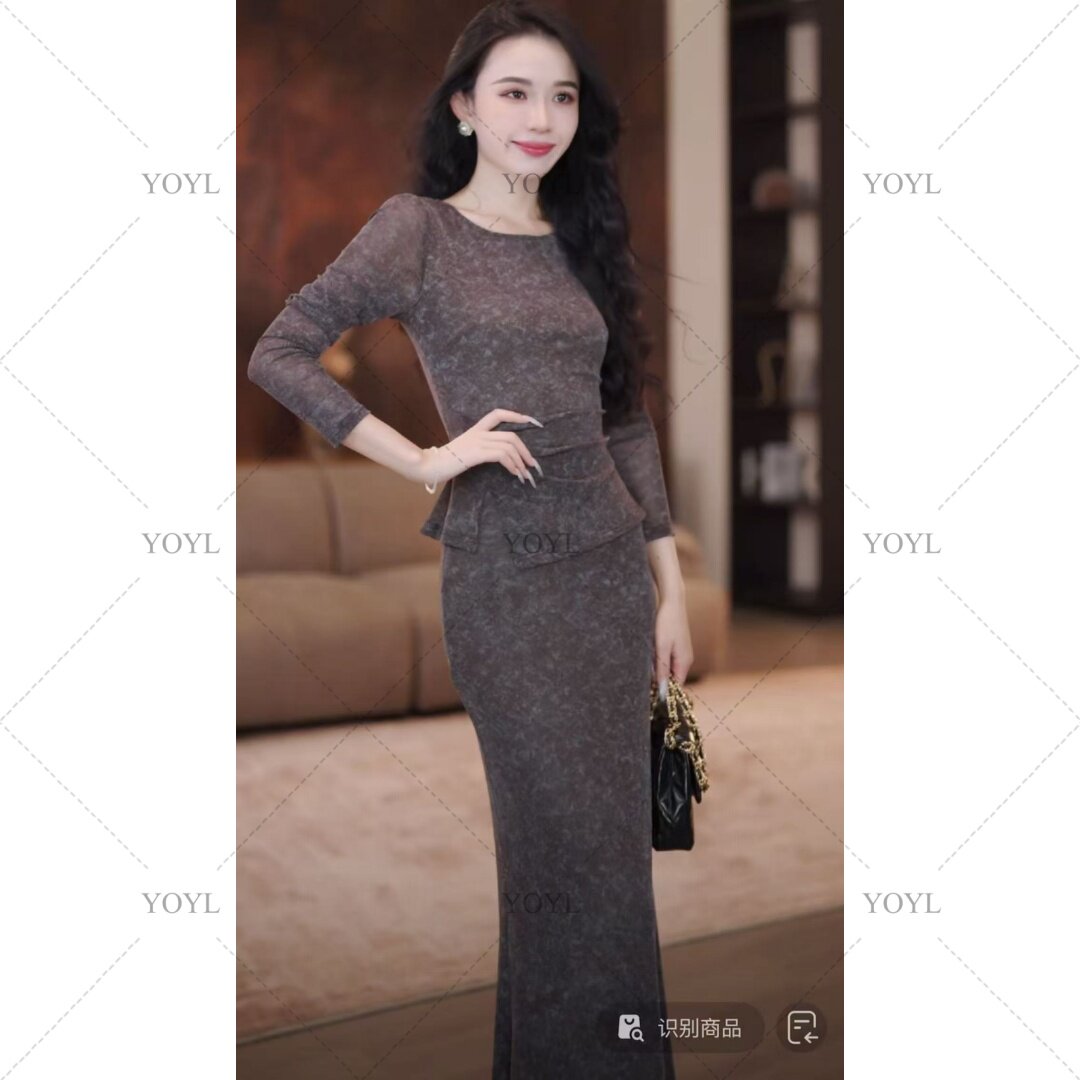 【yola】雾里云间秋季新款法连衣裙