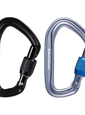 BD黑钻Black Diamond HotForge攀岩登山D型军版丝扣主锁小锁钩环