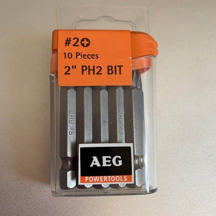 特价促销AEG高品质S2合金工具钢电动螺丝刀十字批头PH2十支两支,3C数码配件,USB多功能数码宝,淘宝优惠券,粉丝福利购,淘宝优惠卷