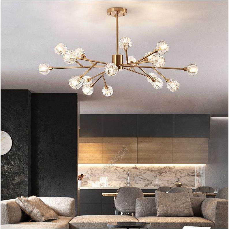 北欧轻奢分子个性餐厅灯客厅吊灯简约后现代家用港式树枝水晶灯具,特色手工艺,其他特色工艺品,淘宝优惠券,粉丝福利购,淘宝优惠卷