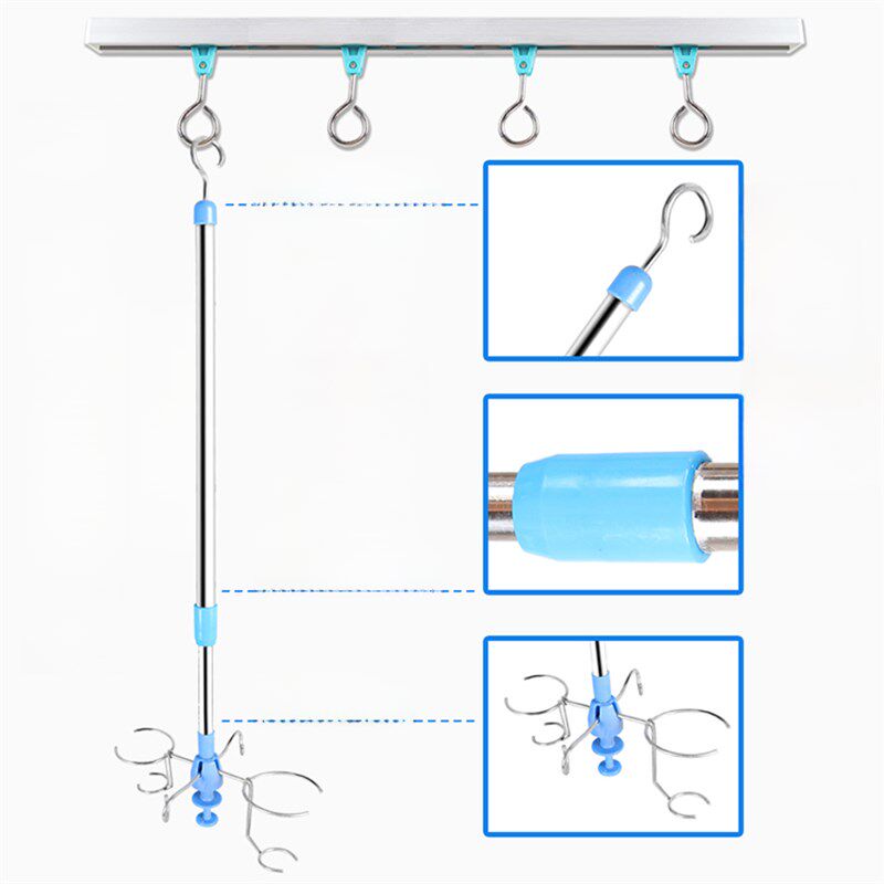 诊所用滑轨挂钩 输液盐水吊架门诊输液导轨滑道吊瓶架点滴架天轨