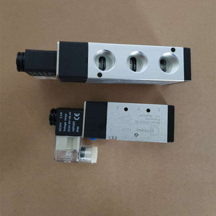 220V 气动电磁阀4V210 08气缸换向阀4V310 10电磁控制阀4v410